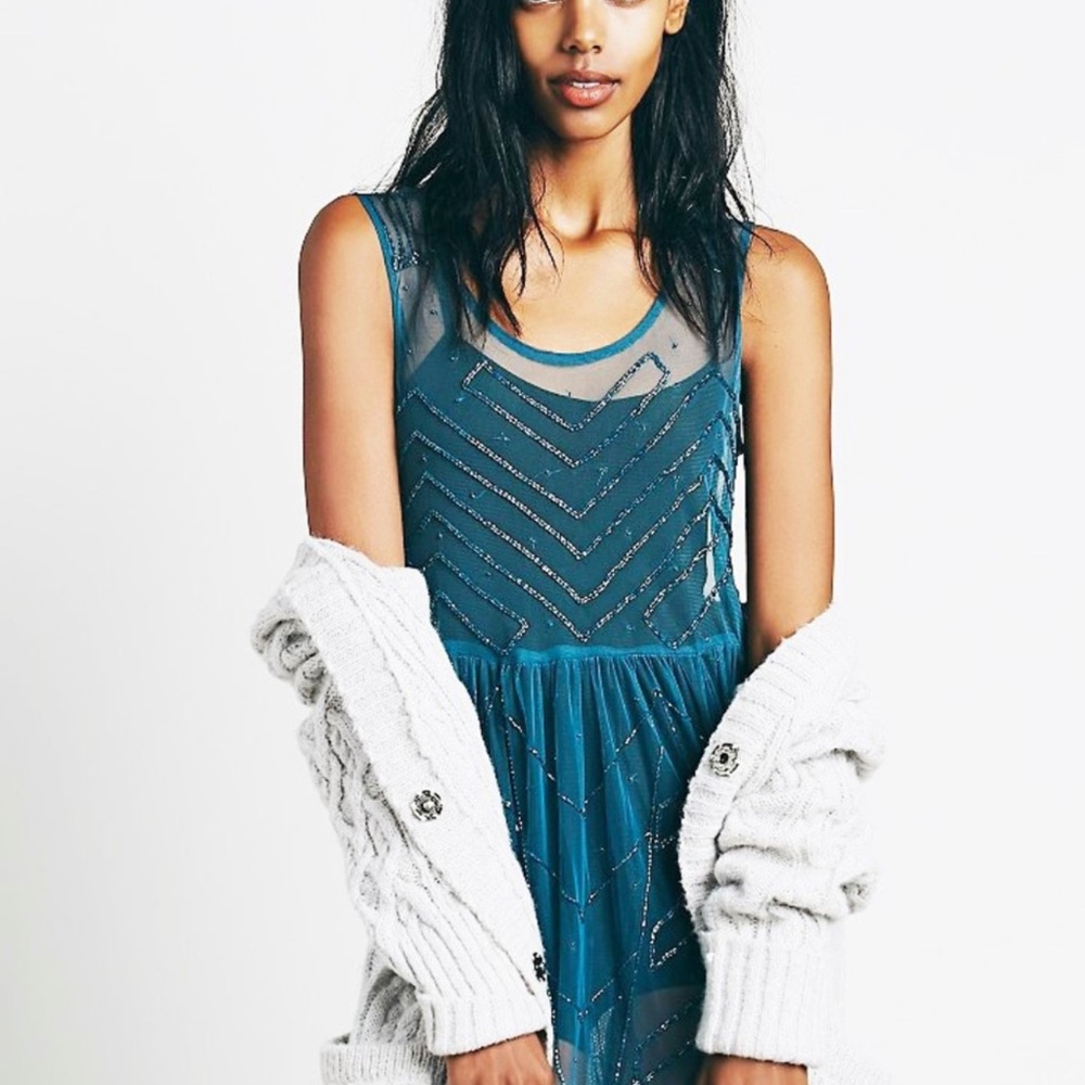 Free People Beaded Dress